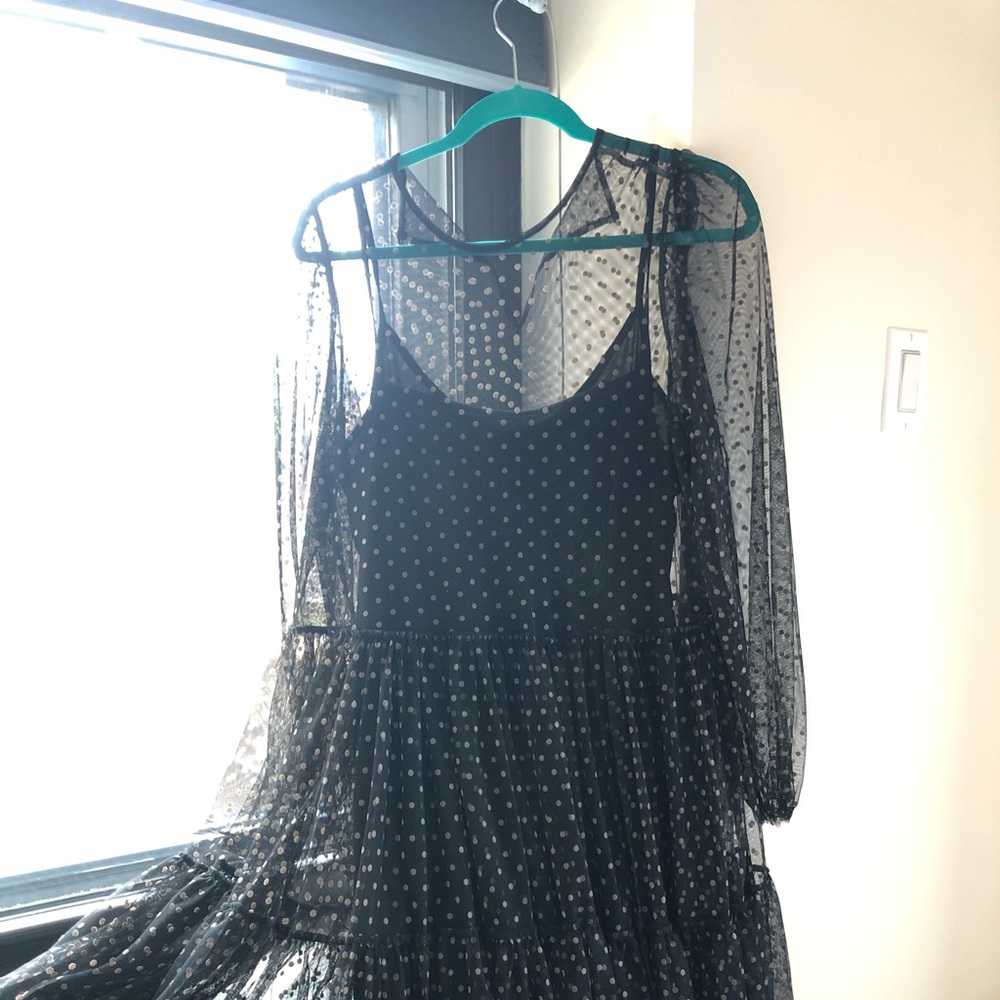 Tulle polka dot Zara dress